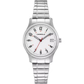 Caravelle Stainless Steel Classic CAR Ladies Watch
